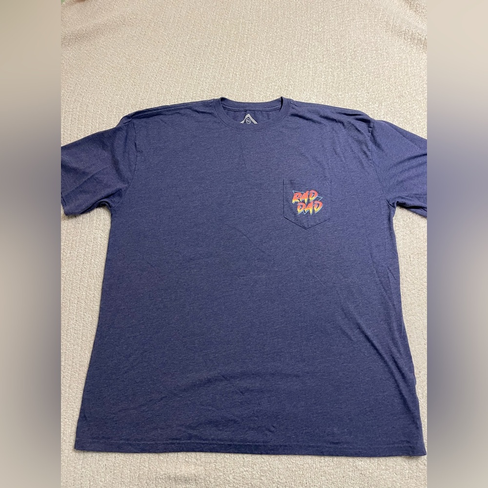 BURLEBO Rad Dad Navy Graphic Tee